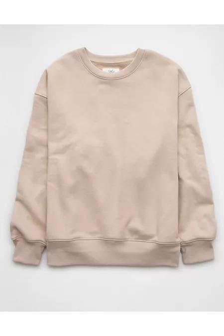 AE Everyday Luxe Crew Neck Sweatshirt Womens Product Image