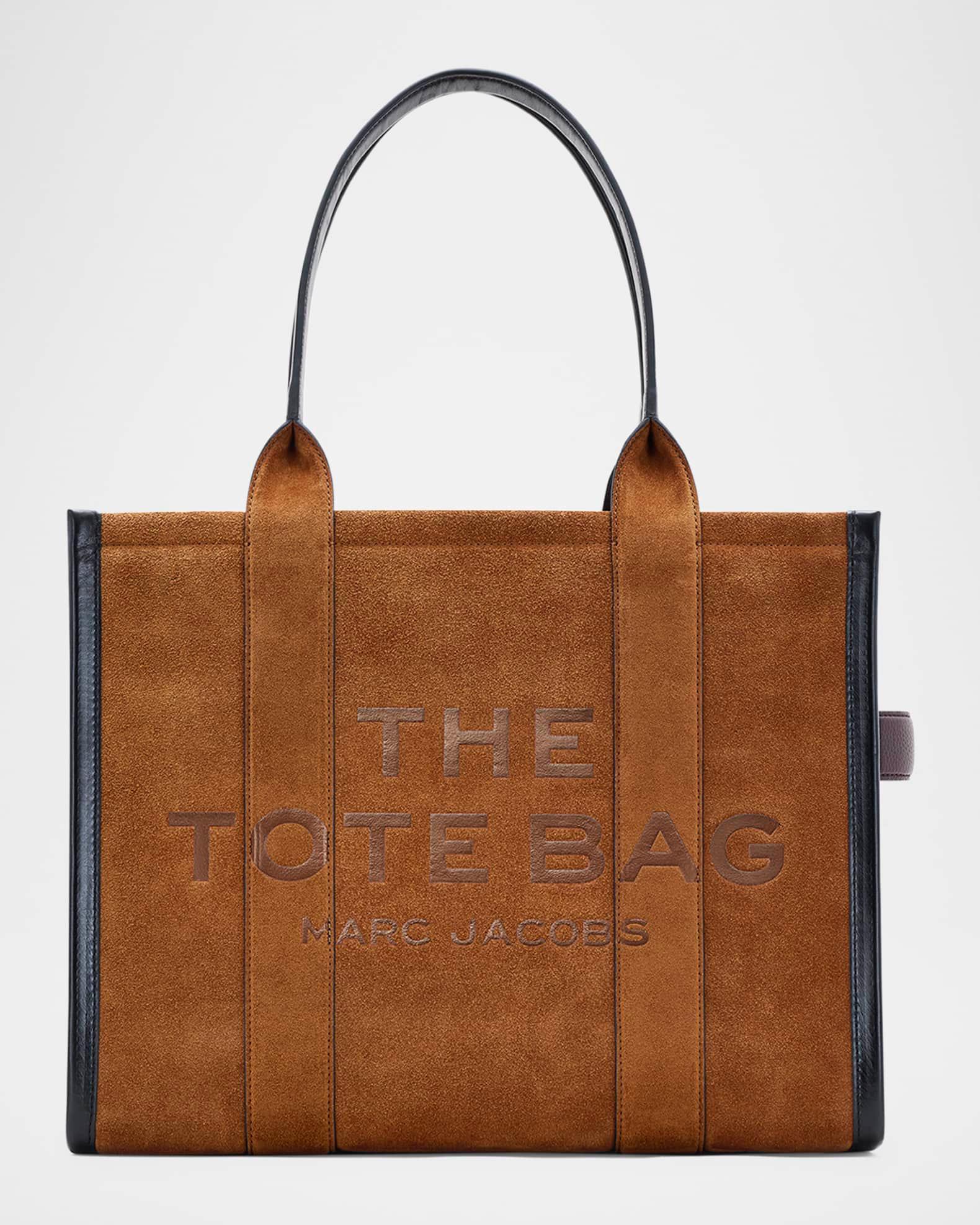 The Large Leather & Suede Tote Bag Product Image