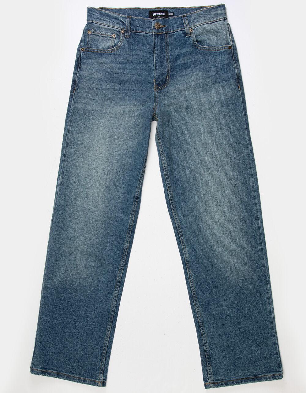 RSQ Mens Loose Fit Jeans - Dark Wash Product Image