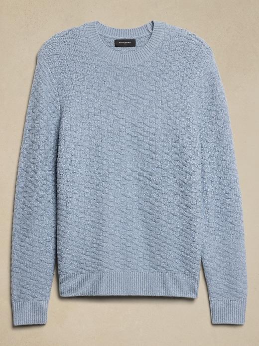 Geometric Textured Sweater Product Image