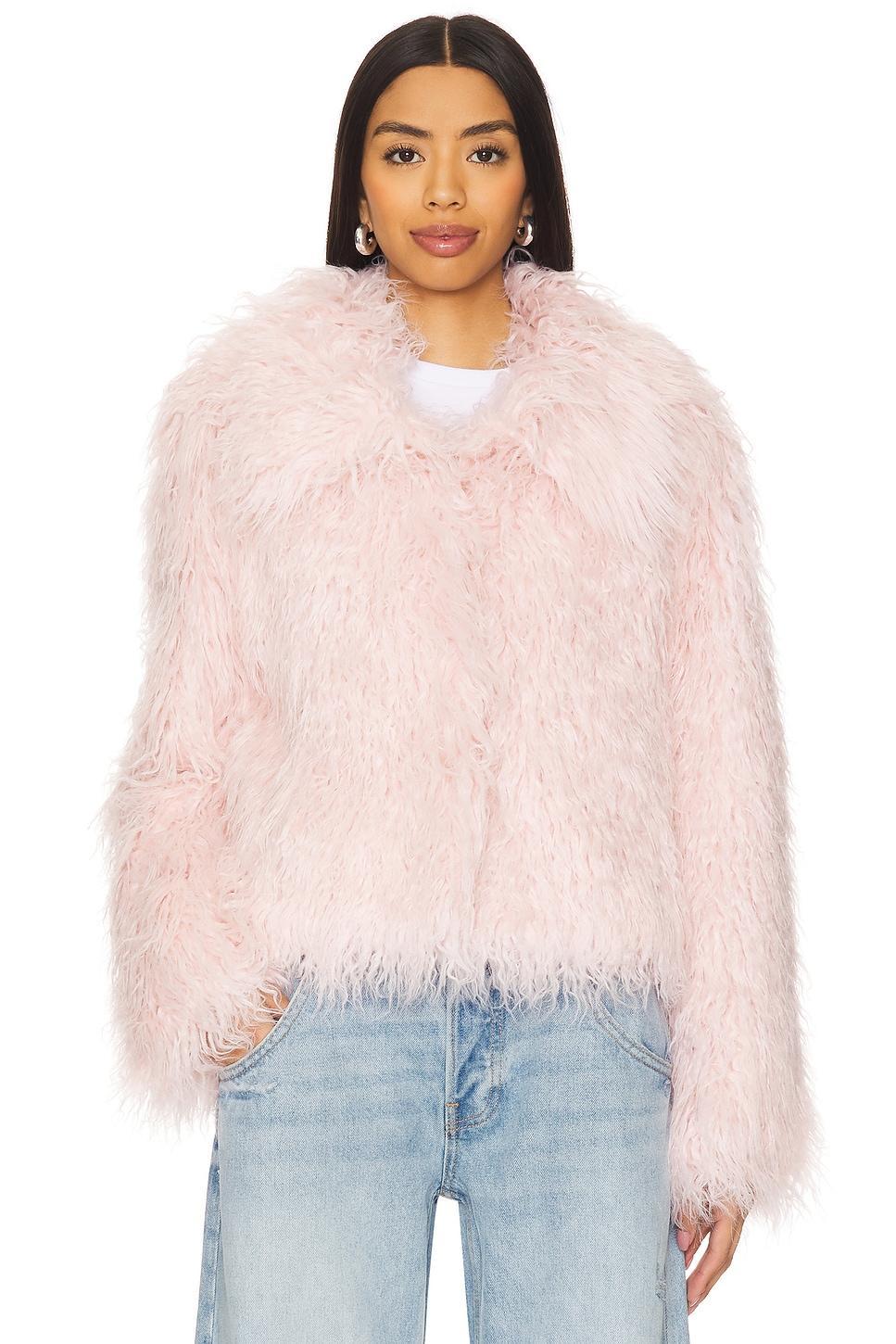 Faux Fur Saint Tropez Coat Unreal Fur Product Image