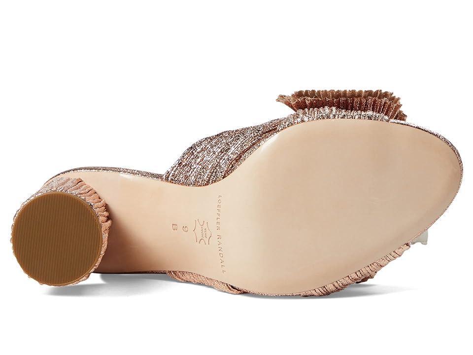 Loeffler Randall Womens Penny Pleated High Heel Slide Sandals Product Image