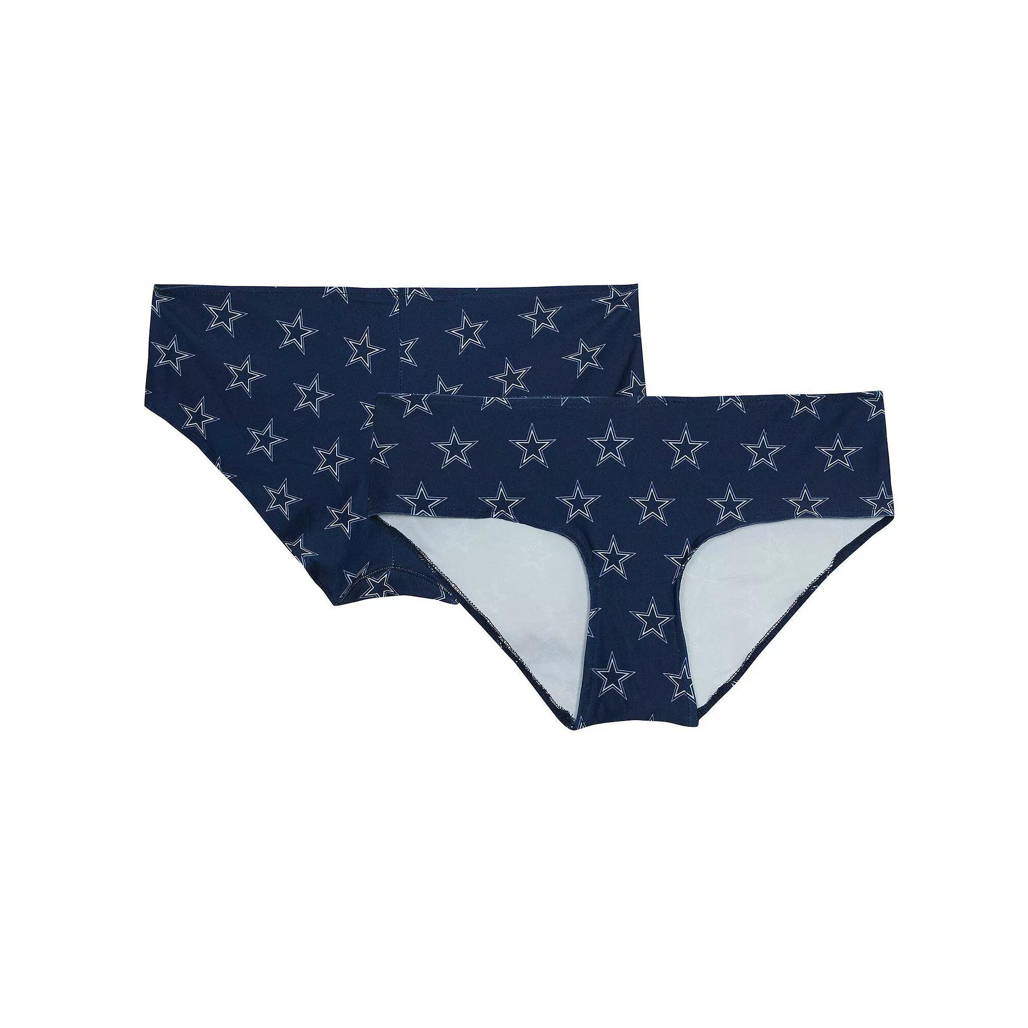 Women's Concepts Sport Navy Dallas Cowboys Record Allover Print Knit Panty, Size: 3XL, Blue Product Image