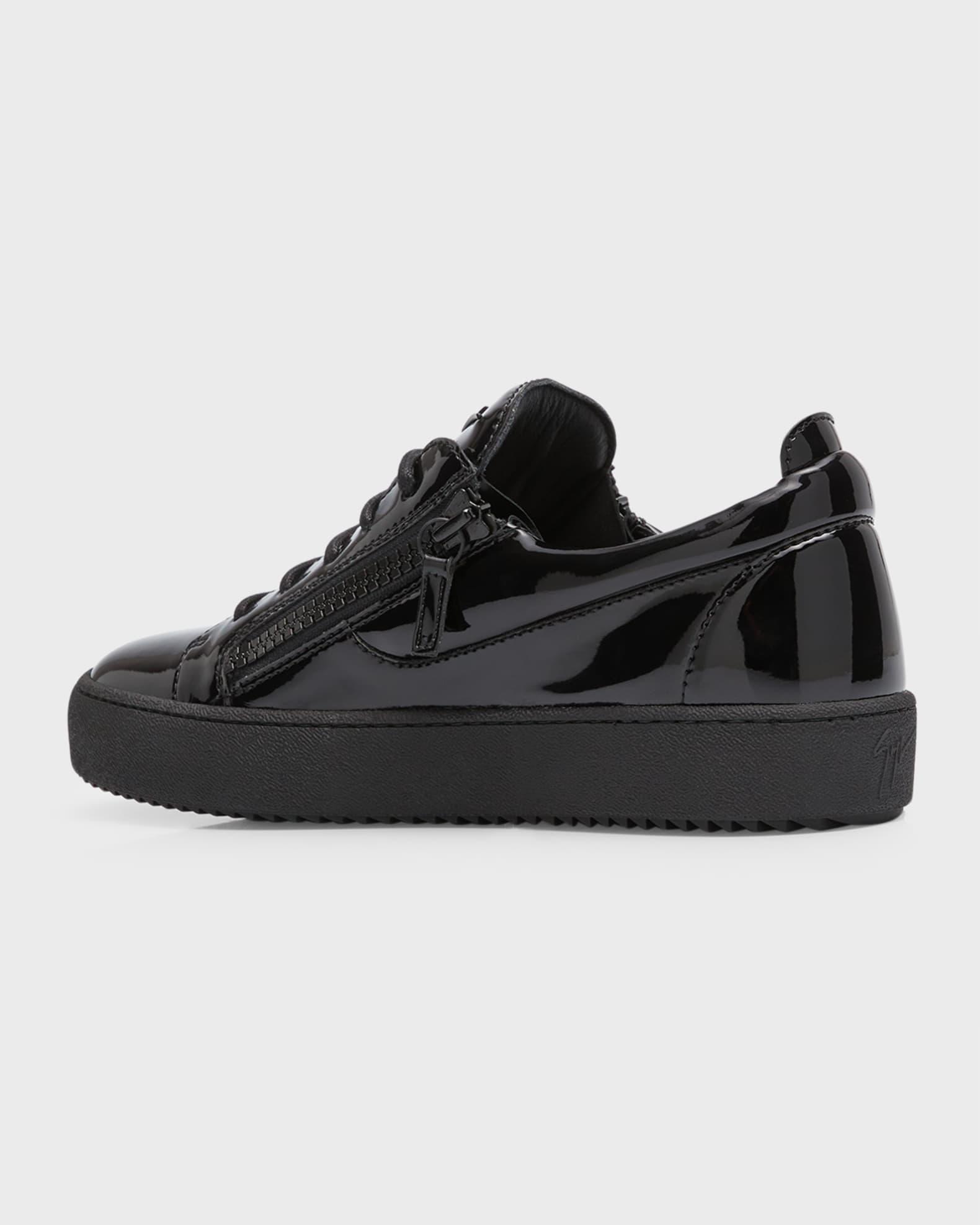 Men's Maylondon Patent Leather Low Top Sneakers Product Image