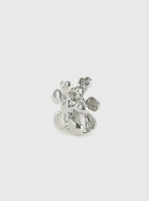 All She Wrote Hair Clip Silver Product Image