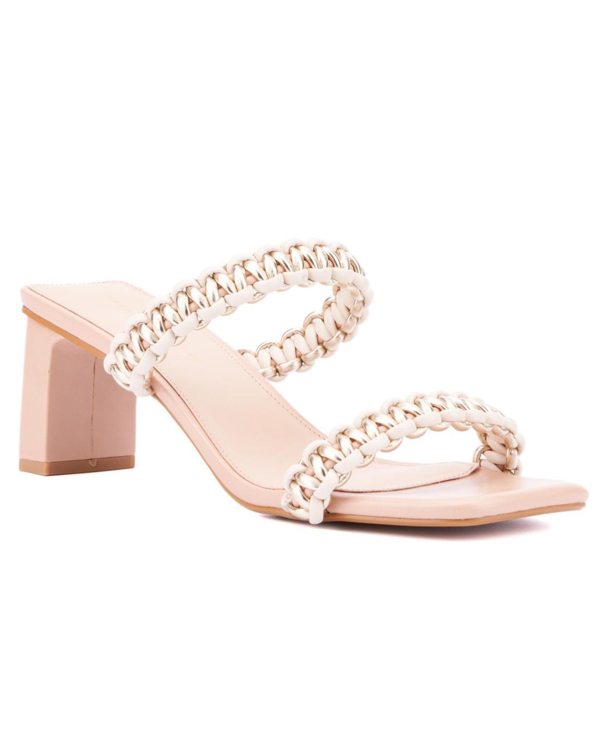 Fashion to Figure Jess Womens Wide Width Heeled Sandals Product Image