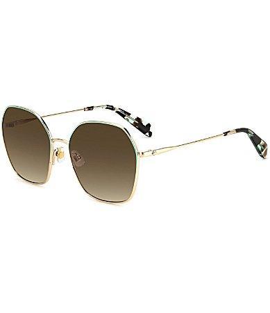 kate spade new york Womens Kenna Rose Gold Frame Round Sunglasses Product Image