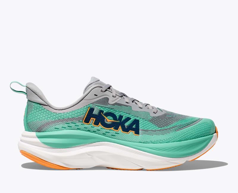 HOKA Men's Skyflow Shoes in Varsity Navy/Electric Cobalt, Size 12 W Product Image