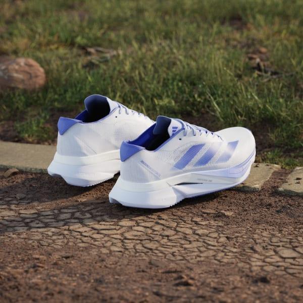 adidas Adizero Boston 12 Shoes Cloud White 7.5 Womens Product Image
