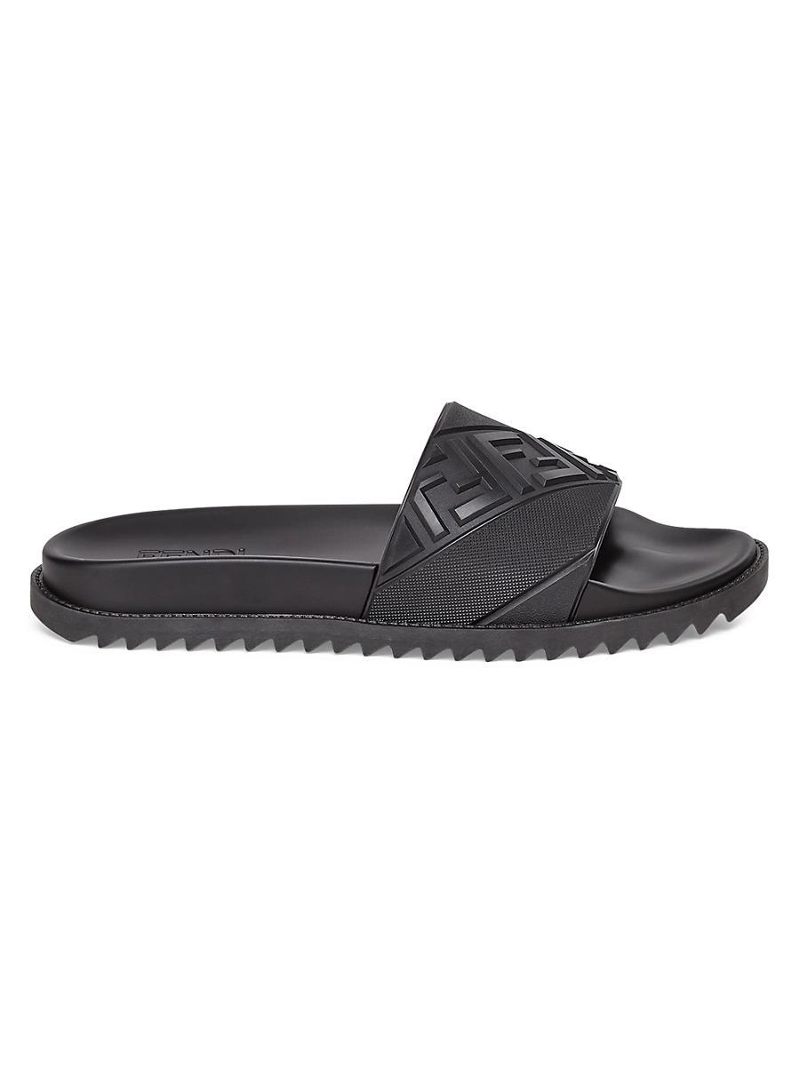 Mens FF Diagonal Logo Print Slides Product Image