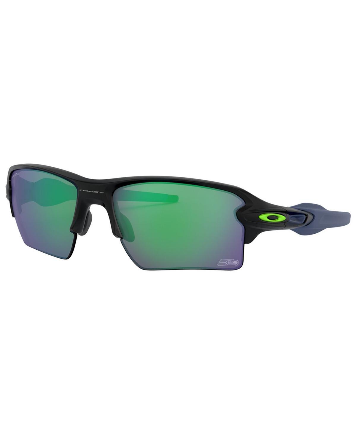 Oakley Mens OO9188 Flak 2.0 XL 59mm Rectangle Sunglasses - Polished White/Prizm Field Product Image