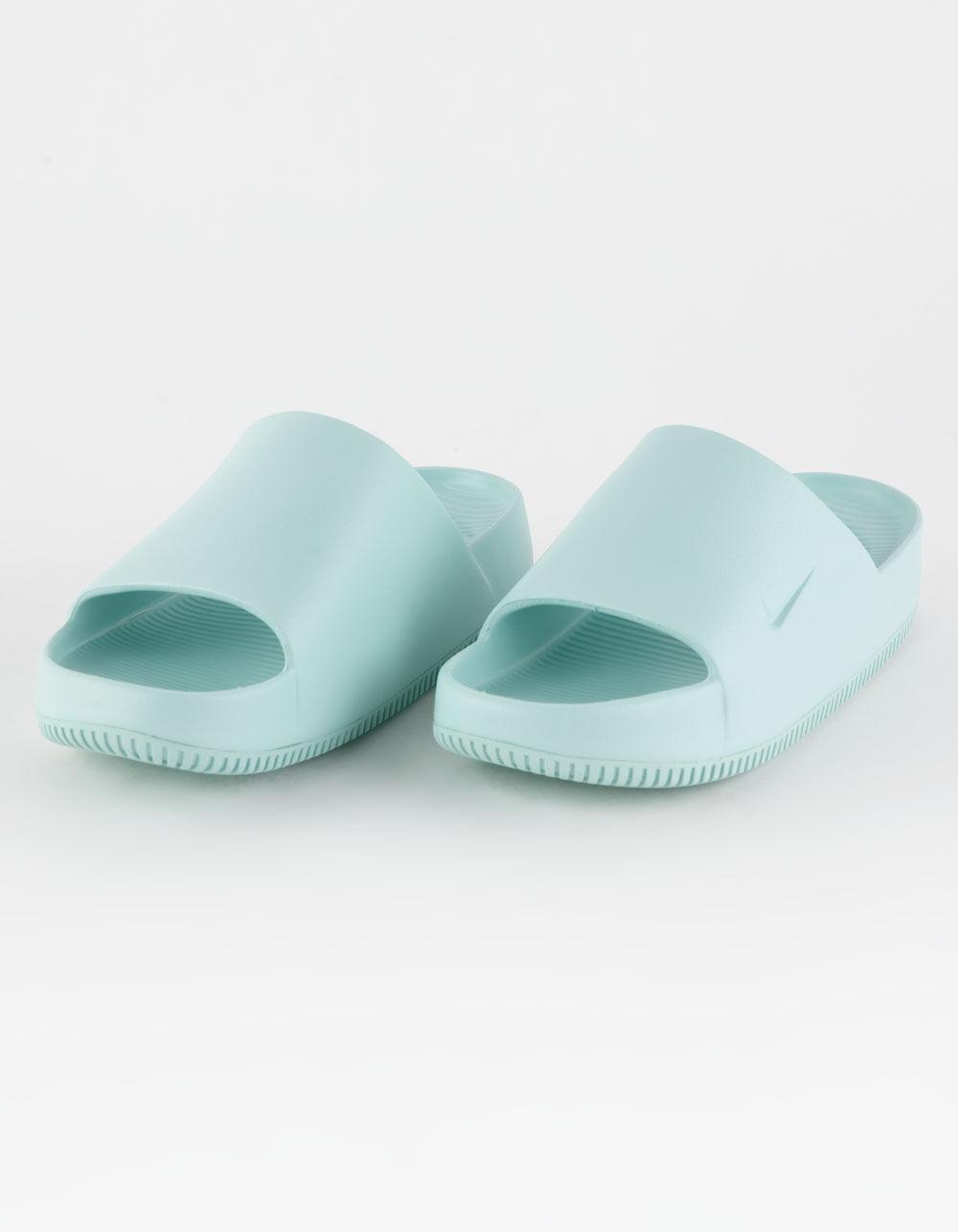 NIKE Calm Womens Slide Sandals - WHITE Product Image