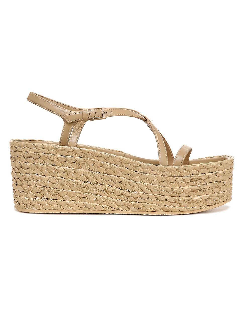 Womens Maxine Strappy Leather Platform Sandals Product Image