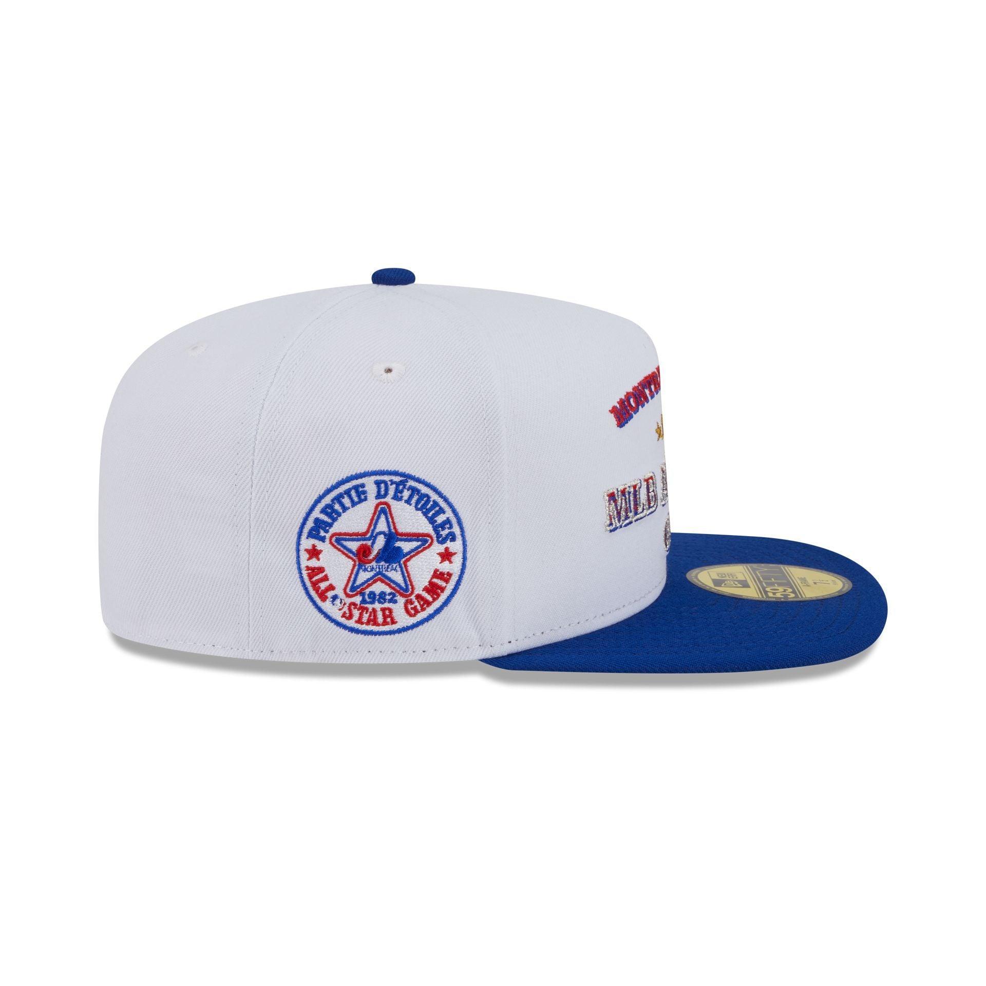 Montreal Expos Summer Derby White 59FIFTY A-Frame Fitted Hat Male Product Image