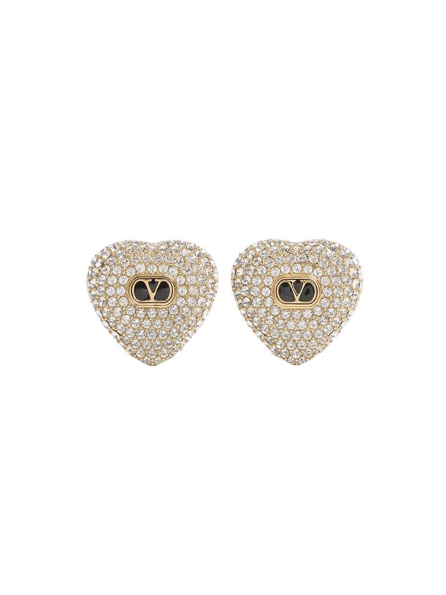 Womens Coeur Royal Metal, Enamel and Swarovski Crystal Earrings Product Image