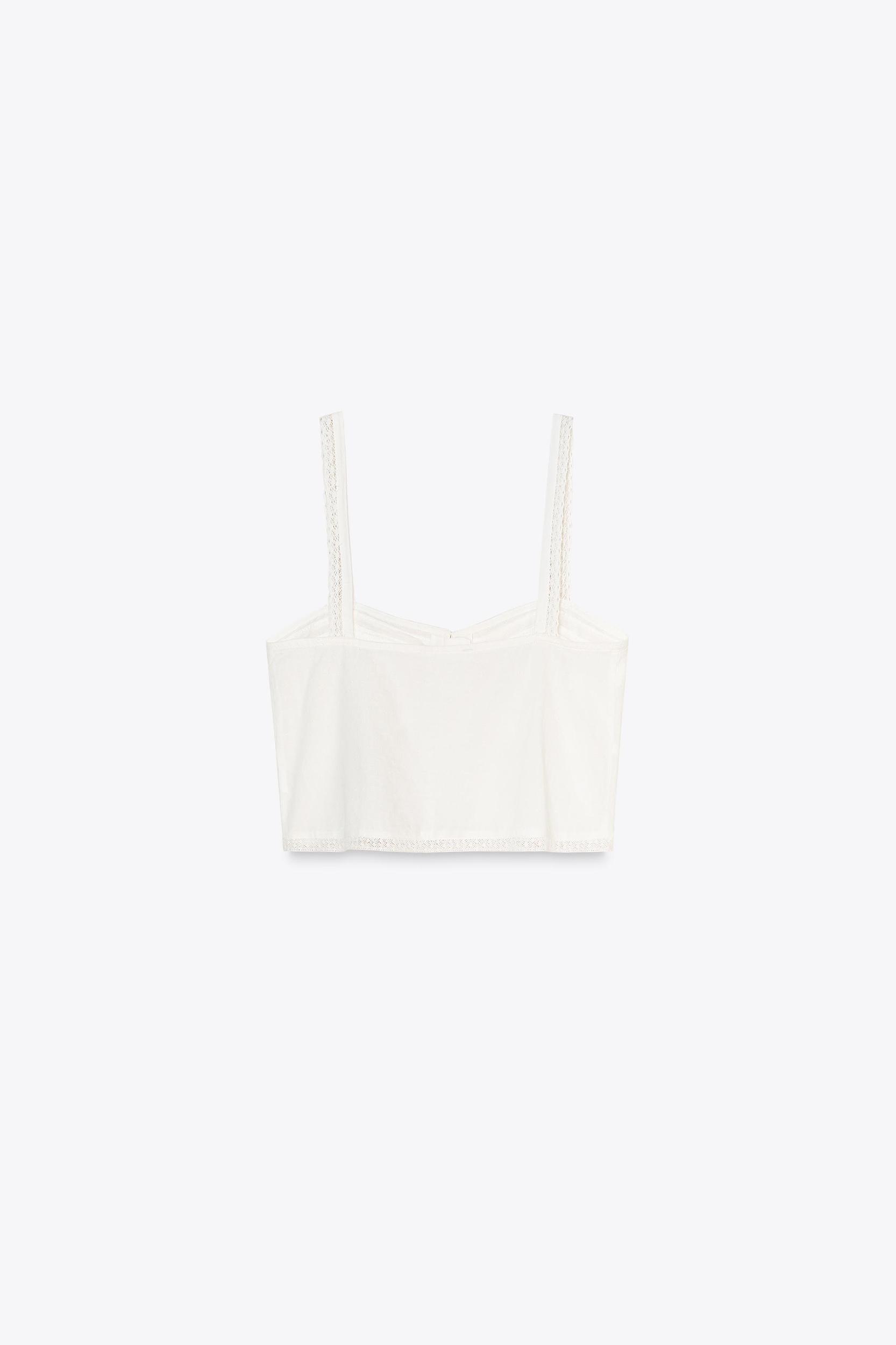 PINTUCK CROP TOP Product Image