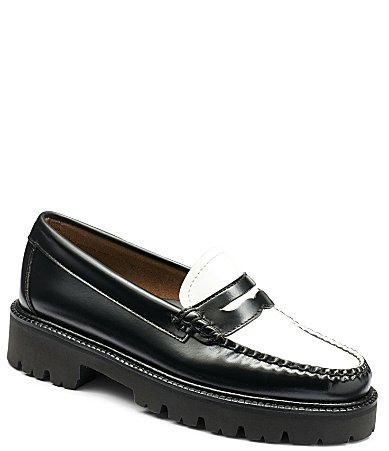 G.H. Bass Whitney Super Lug Weejun Leather Penny Loafers Product Image