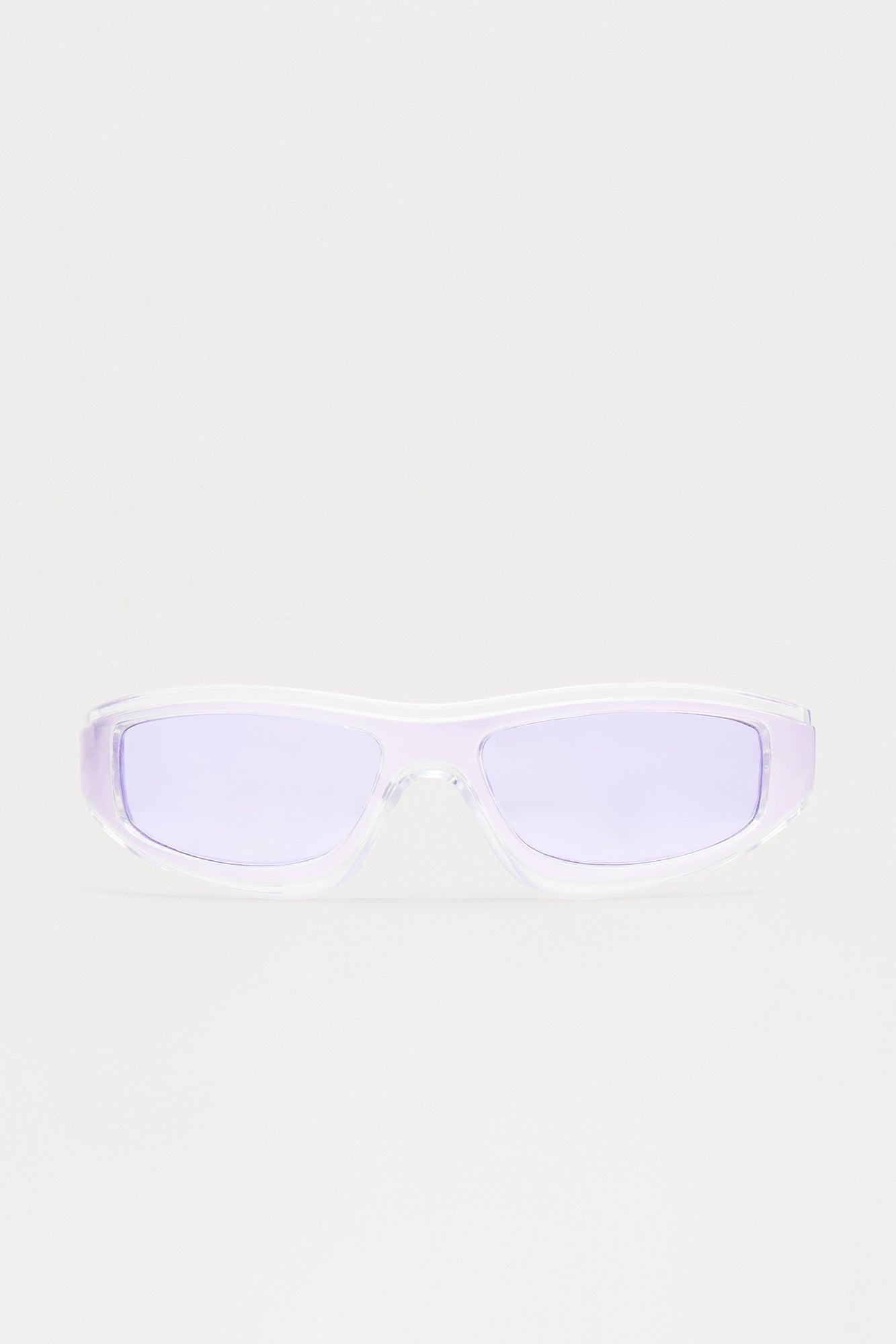 Sporty Vibes Sunglasses  - Purple Product Image