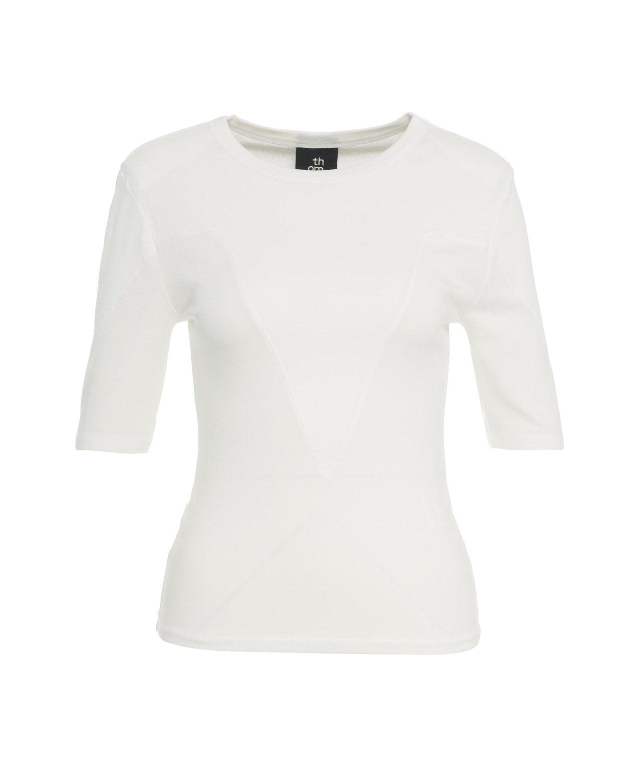 T-shirt with shoulder pads Product Image