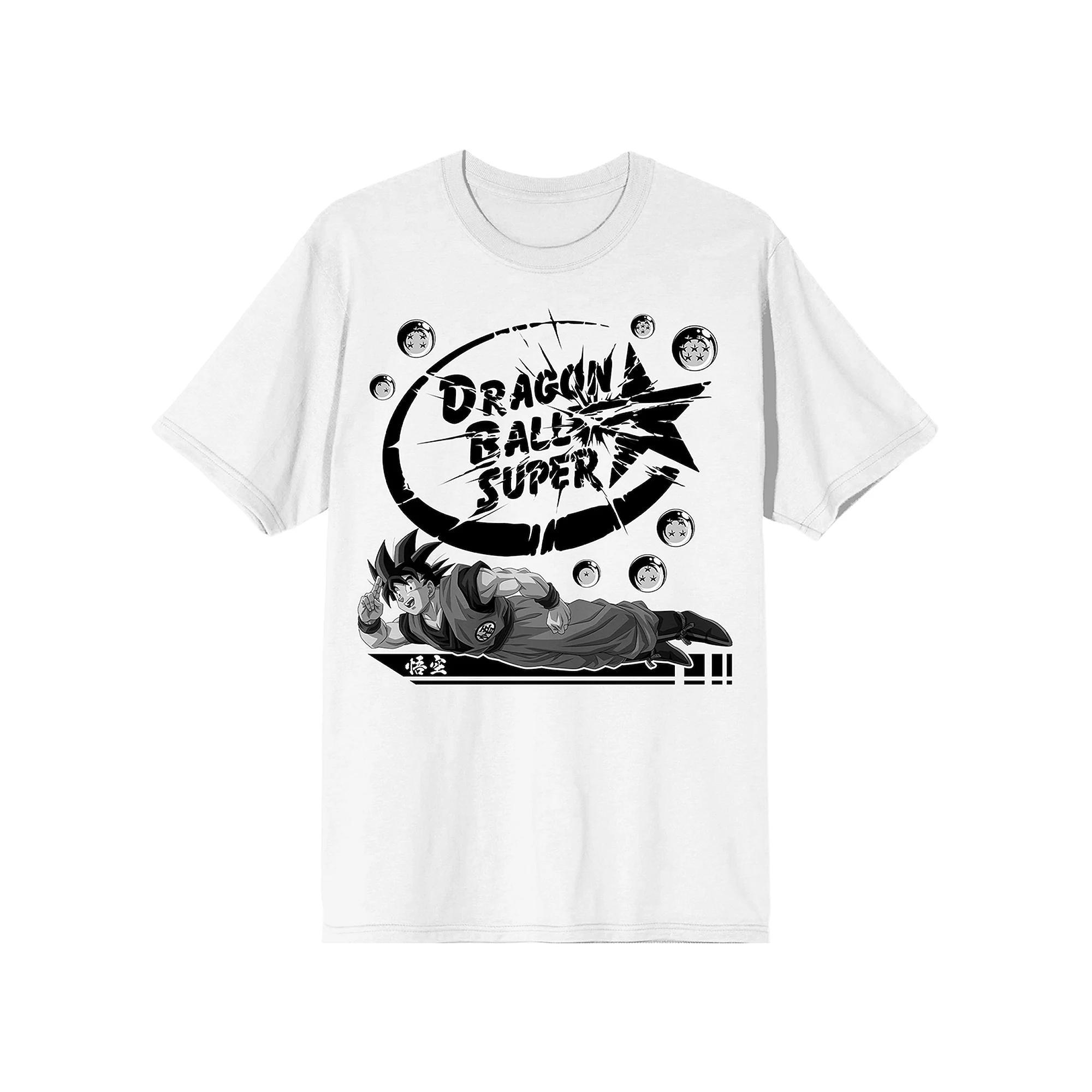 Men's Dragon Ball Super Goku Logo Graphic Tee, Size: XXL, White Product Image