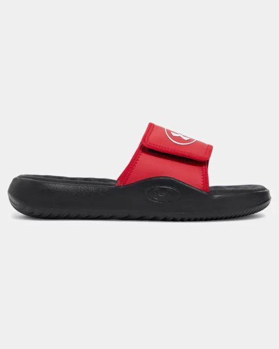 Under Armour Ignite Pro 8 Men's Slide Sandals, Size: 12, Red Black Product Image