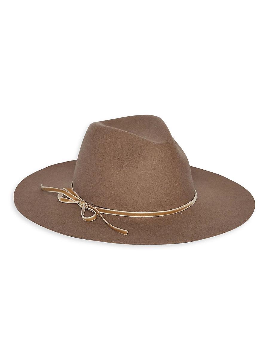 Womens Ruby Wool Fedora Product Image