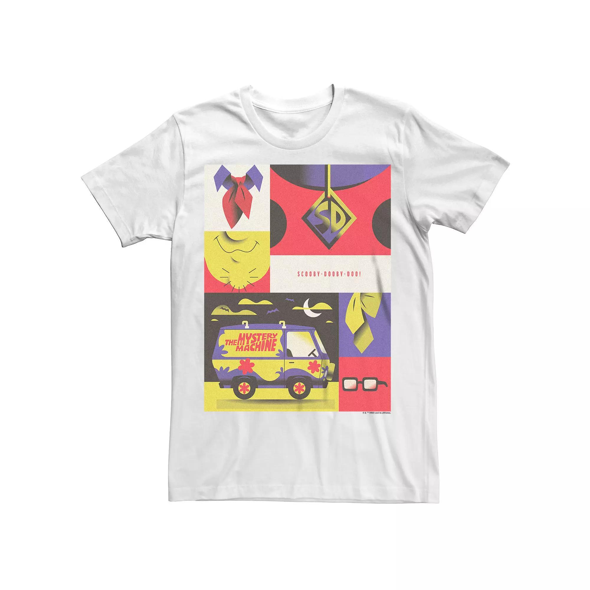 Men's WB The 100 Scooby-Doo Team Elements Graphic Tee, Size: Small, White Product Image