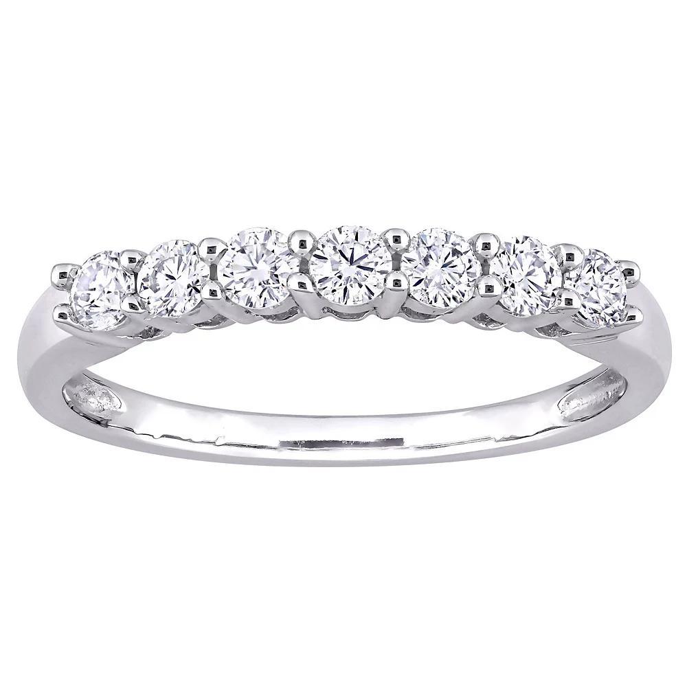 Stella Grace 10k White Gold 1/2 Carat T.W. Diamond Anniversary Ring, Women's, Size: 6 Product Image