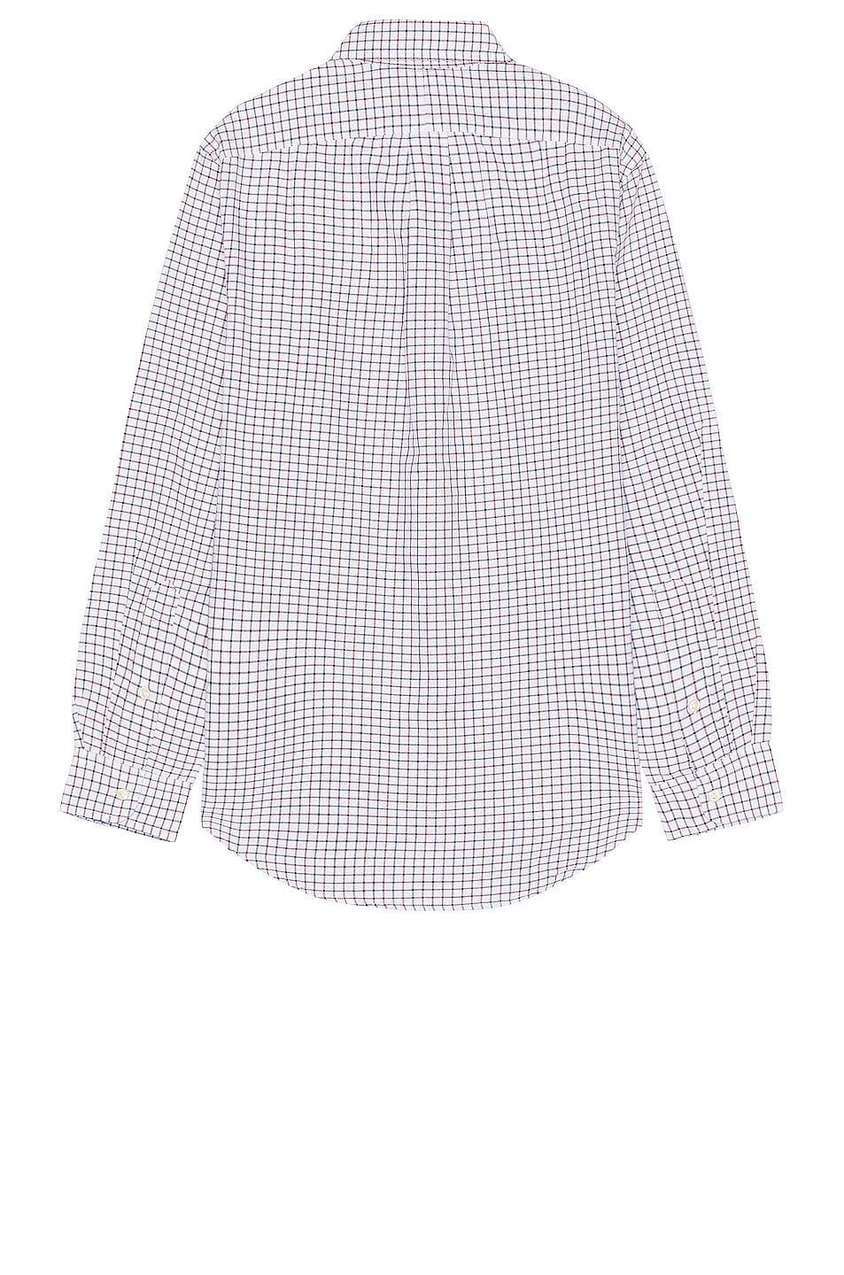 Polo Ralph Lauren Classic-Fit Mini Check Oxford Long Sleeve Woven Shirt Product Image