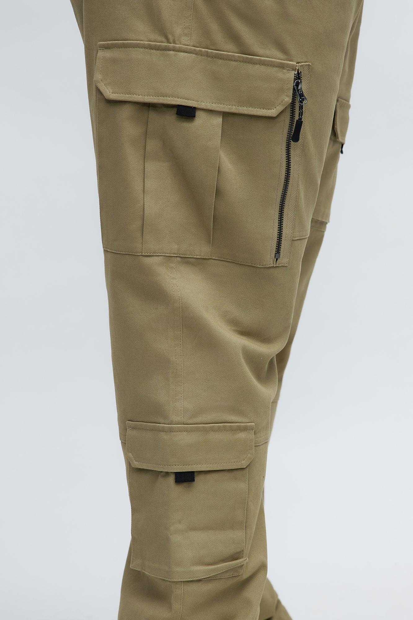 Slim Mission Ready Cargo Pants - Olive Product Image