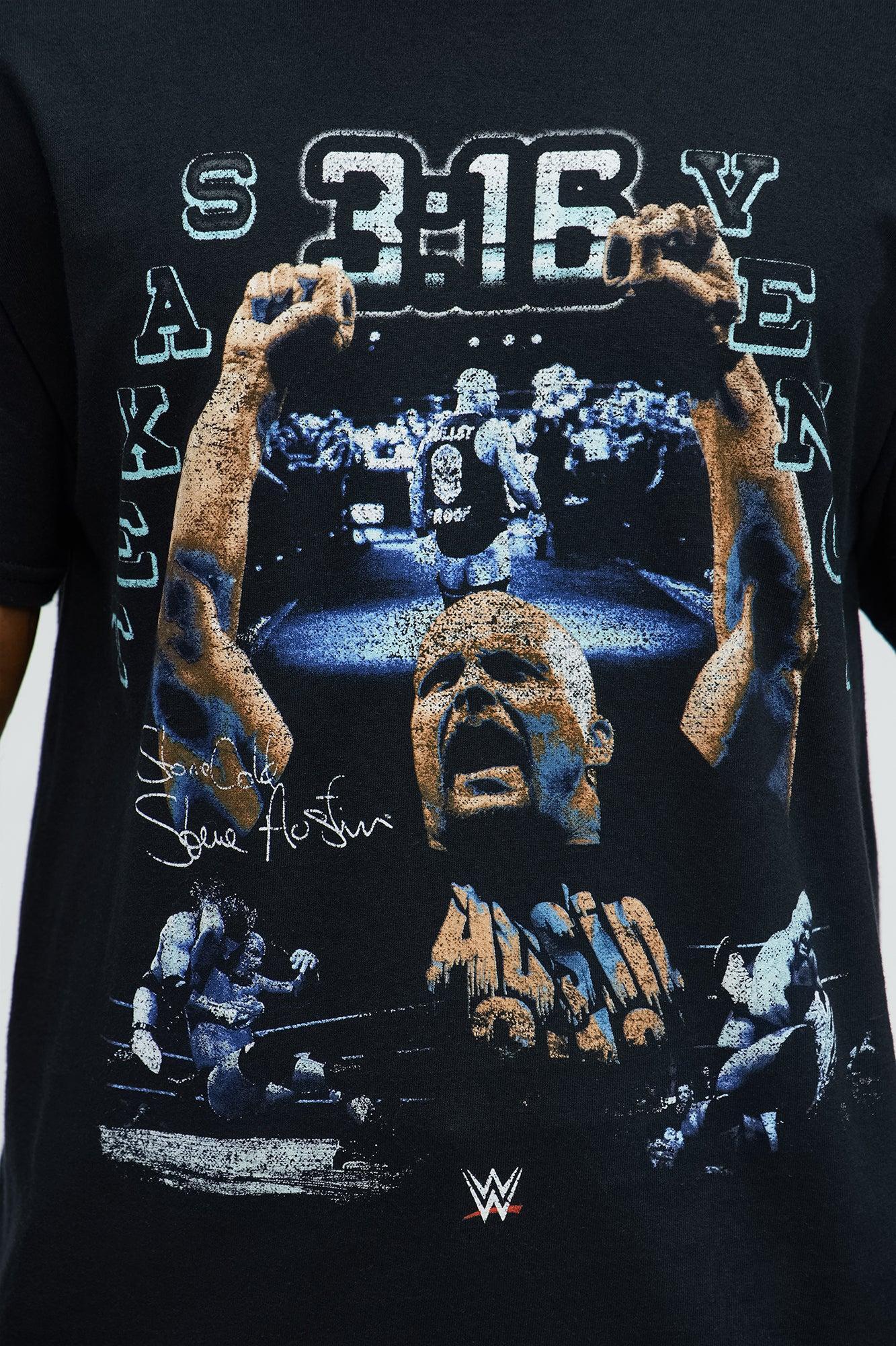 WWE Austin 3:16 Short Sleeve Tee - Black Product Image