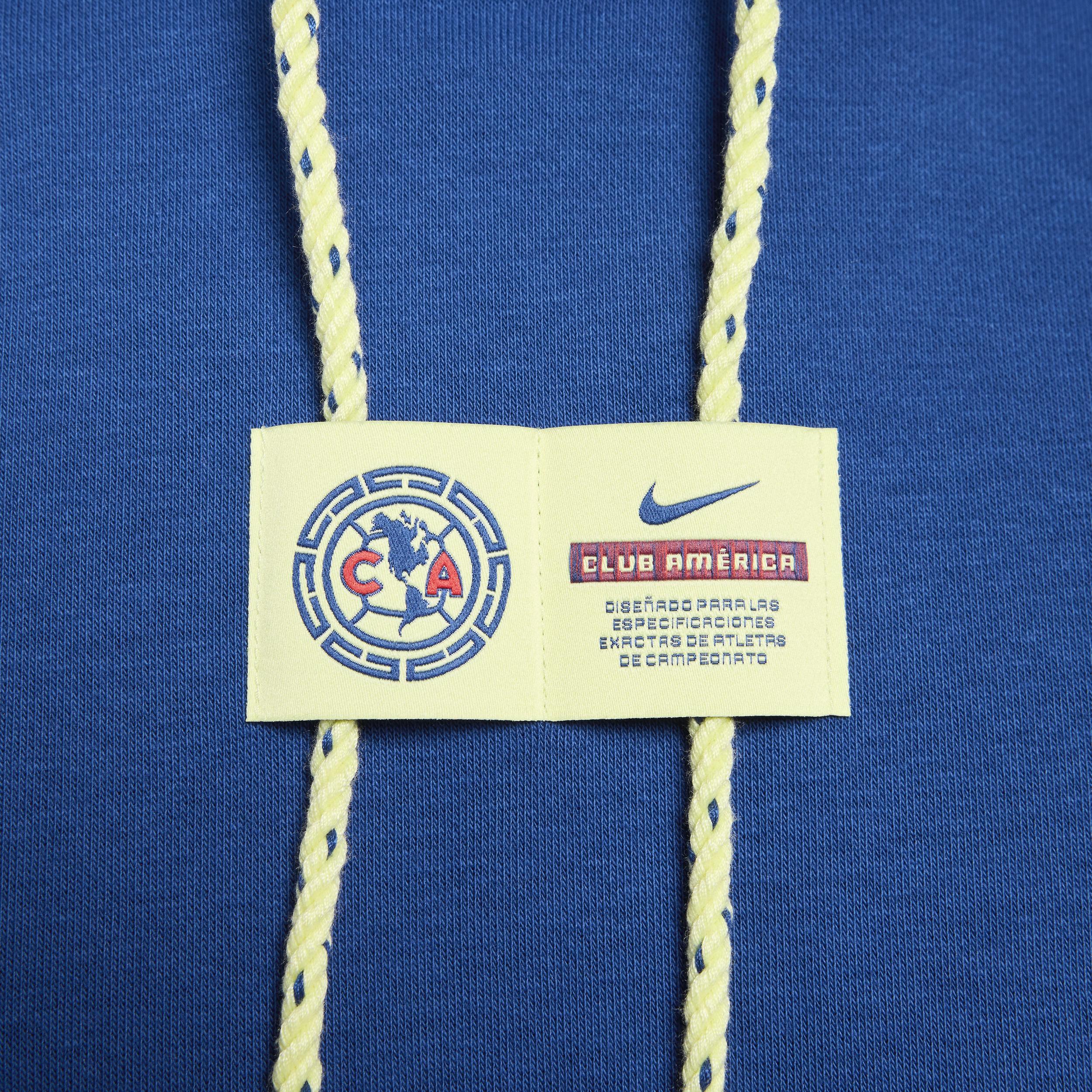 Club América Club Nike Men's Soccer French Terry Pullover Hoodie Product Image