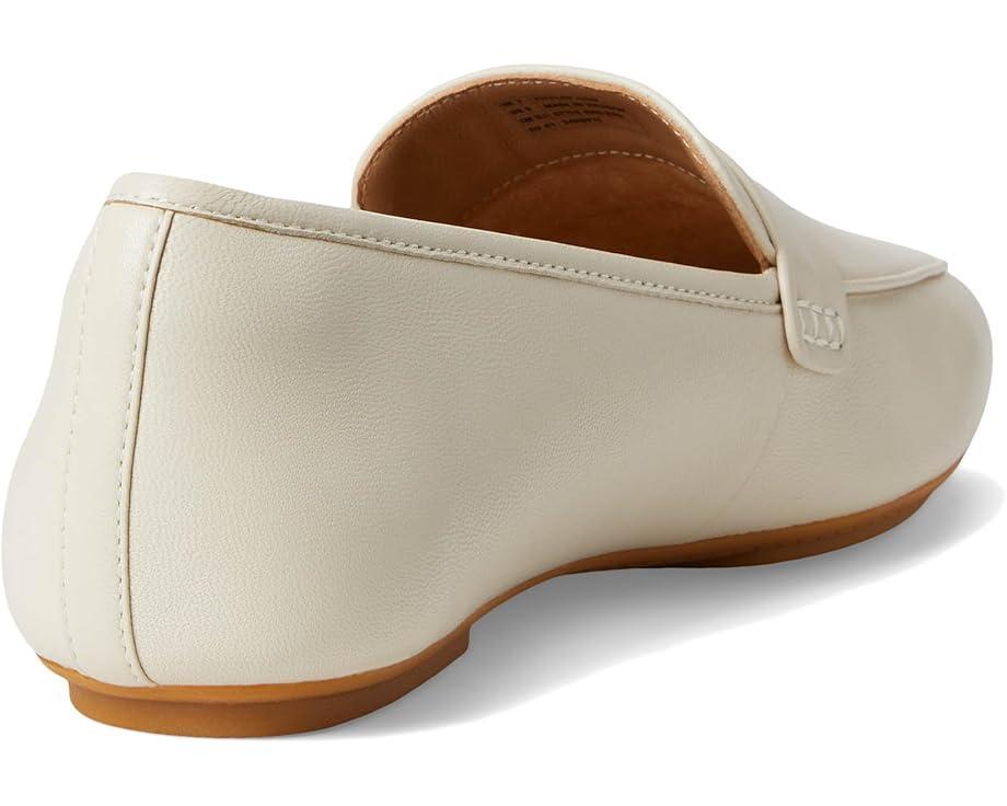 F-Luma Contrast-Stitch Leather Demi-Wedge Loafers Product Image