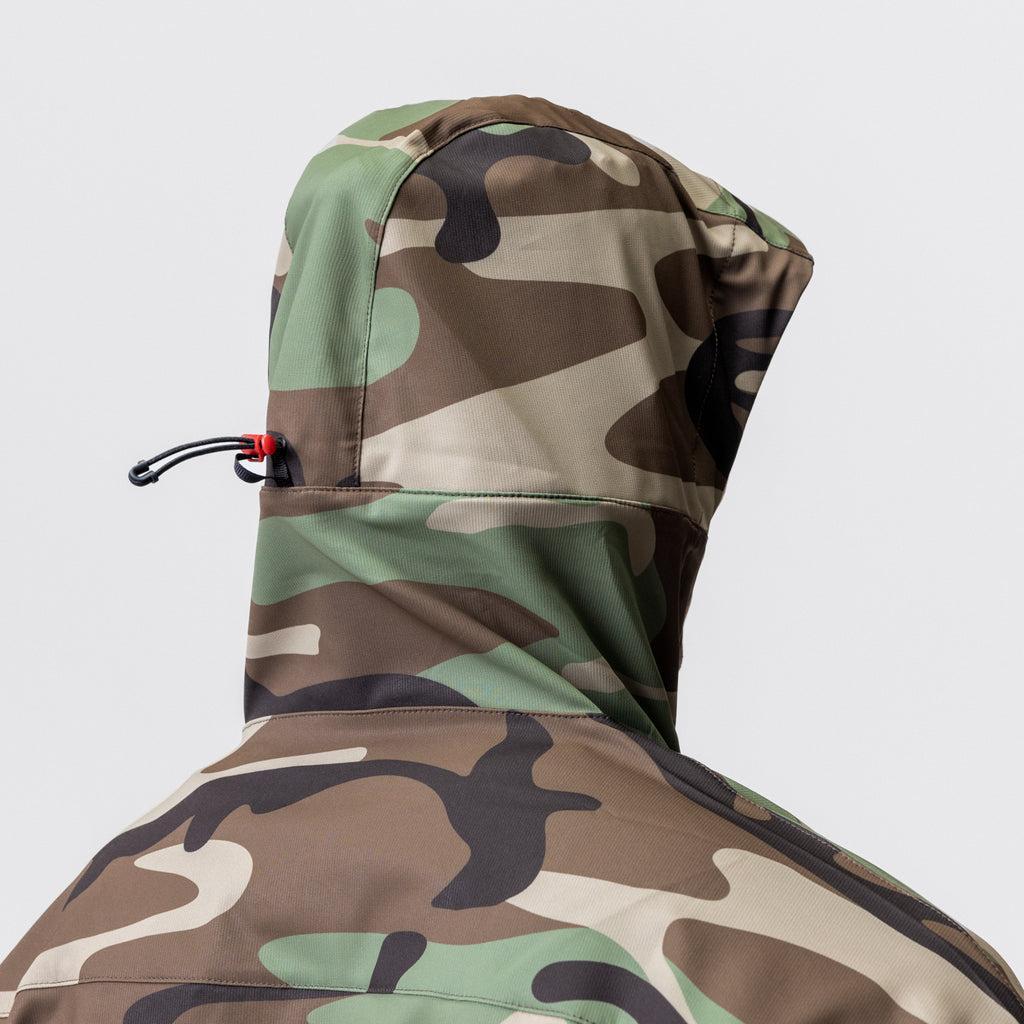 0717. Weather-Ready Anorak Jacket  - Woodland Camo Product Image