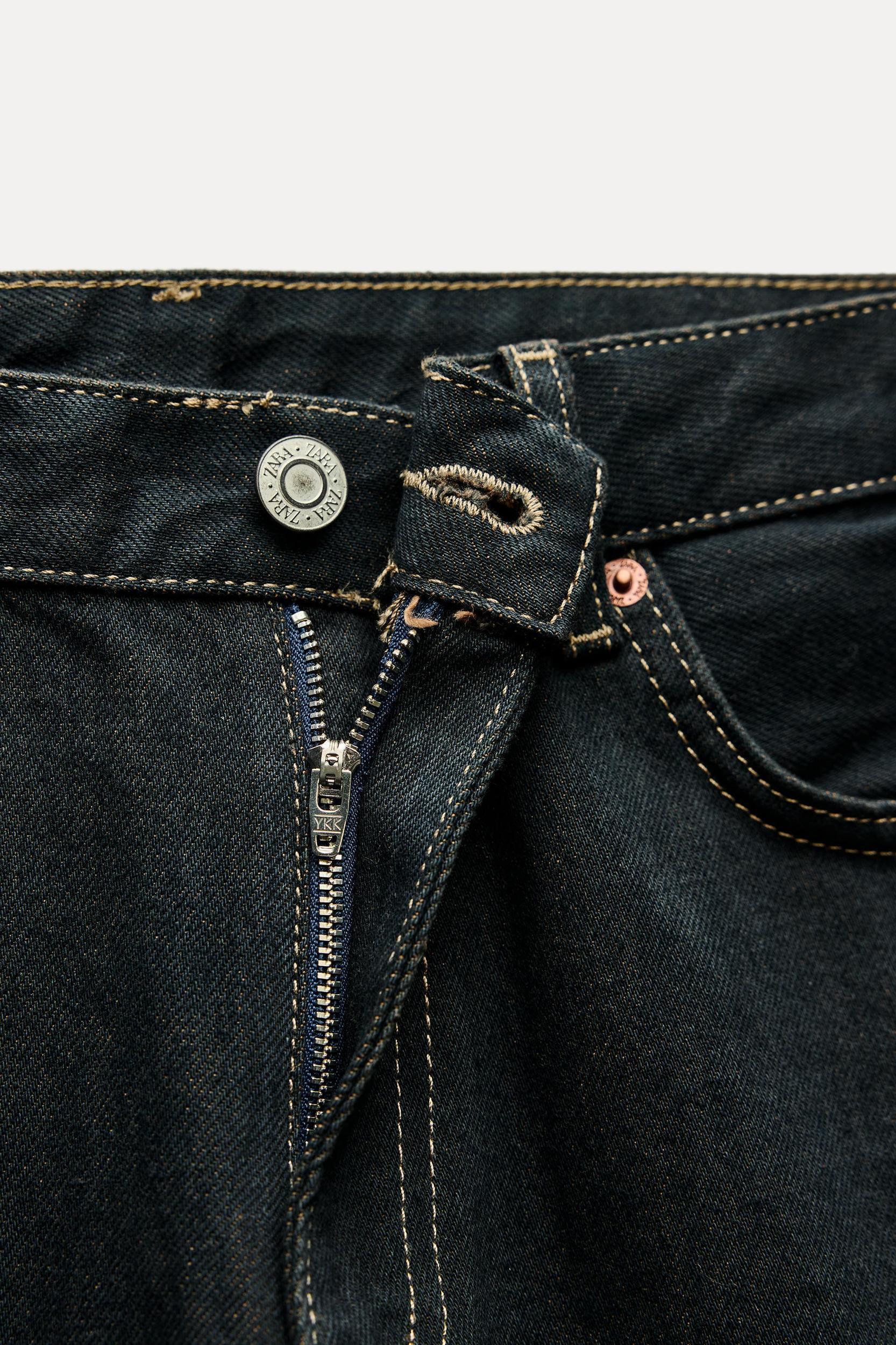 TRF RELAXED LOW-RISE FOLD UP MINI JEANS Product Image