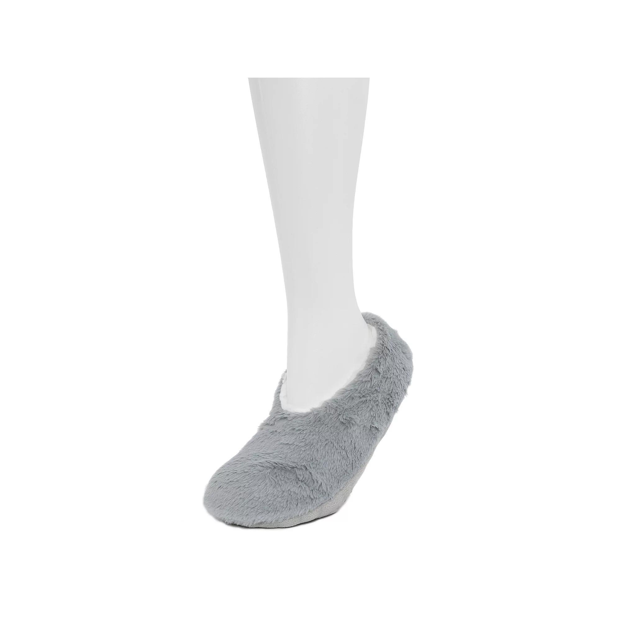 Womens Cozy Soft Faux Fur Ballerina Slipper Socks Product Image