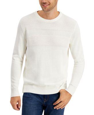 Club Room Mens Textured Cotton Sweater, Created for Macys Product Image