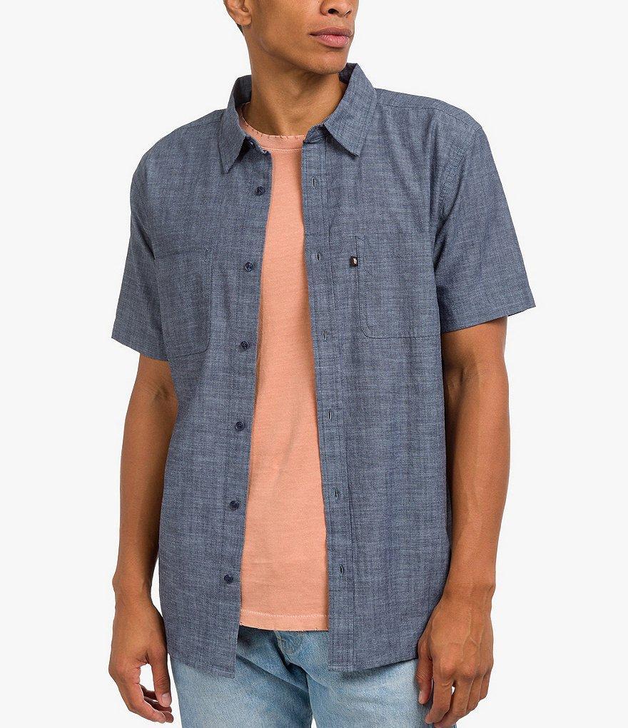 Junk Food Short Sleeve Hughes Woven Shirt Product Image