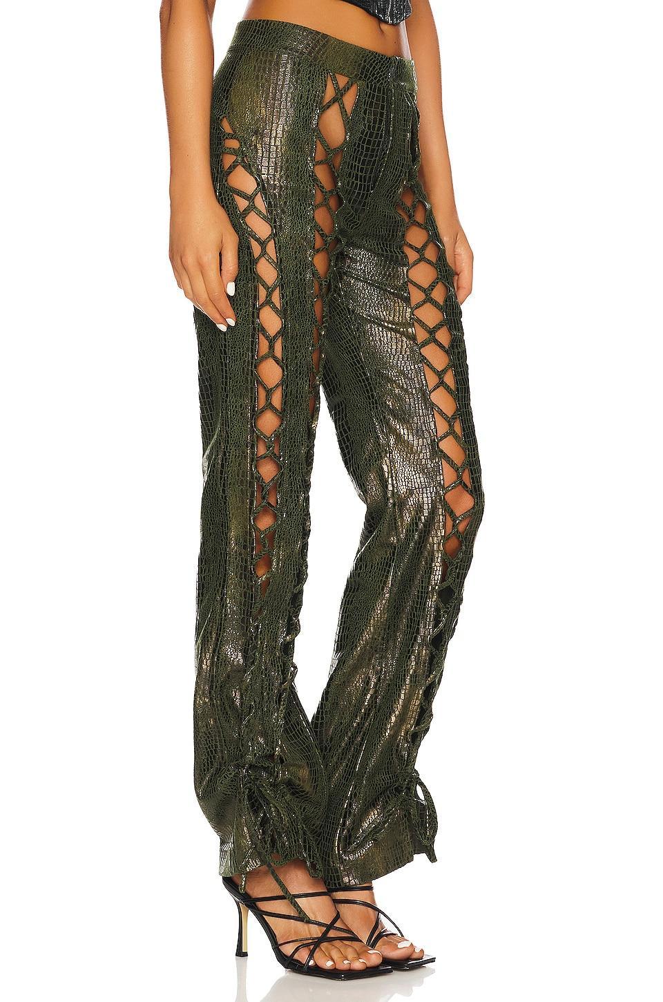 Lace Up Croc Pant Kim Shui Product Image