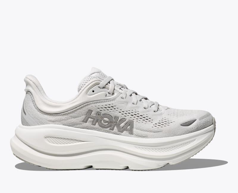 HOKA Men's Bondi 9 Shoes in Galactic Grey/Stellar Grey, Size 15 Product Image