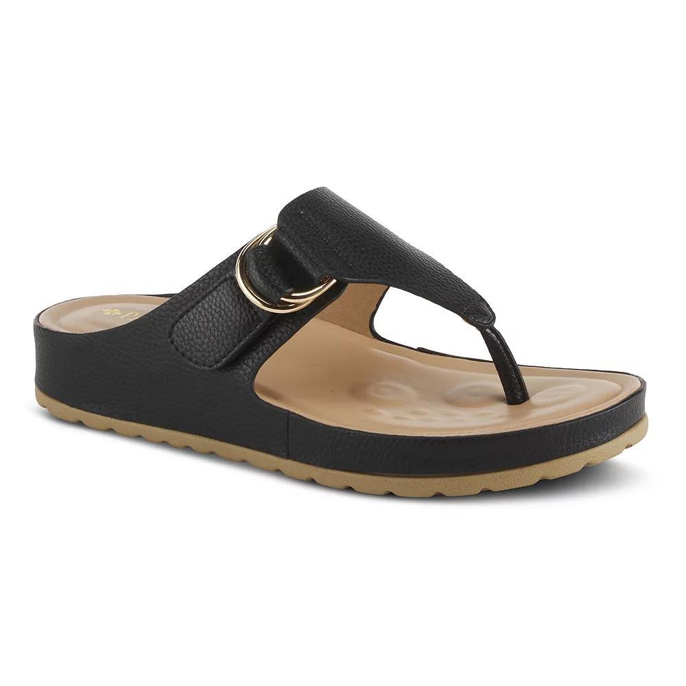 Patrizia Rozeta Women's Thong Sandals, Size: 41, Gold Product Image