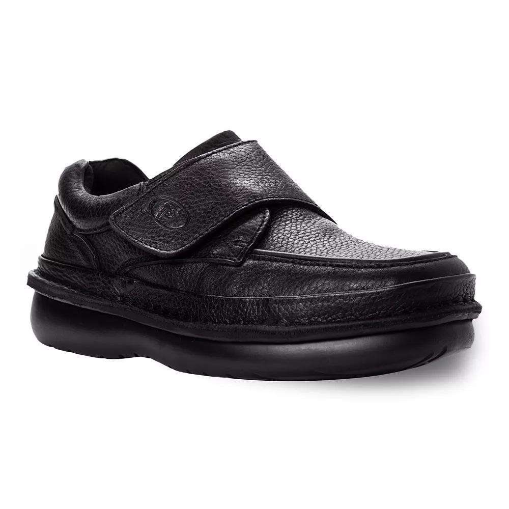 Propet Scandia Strap Men's Sneakers, Size: 11.5 XXW, Black Product Image