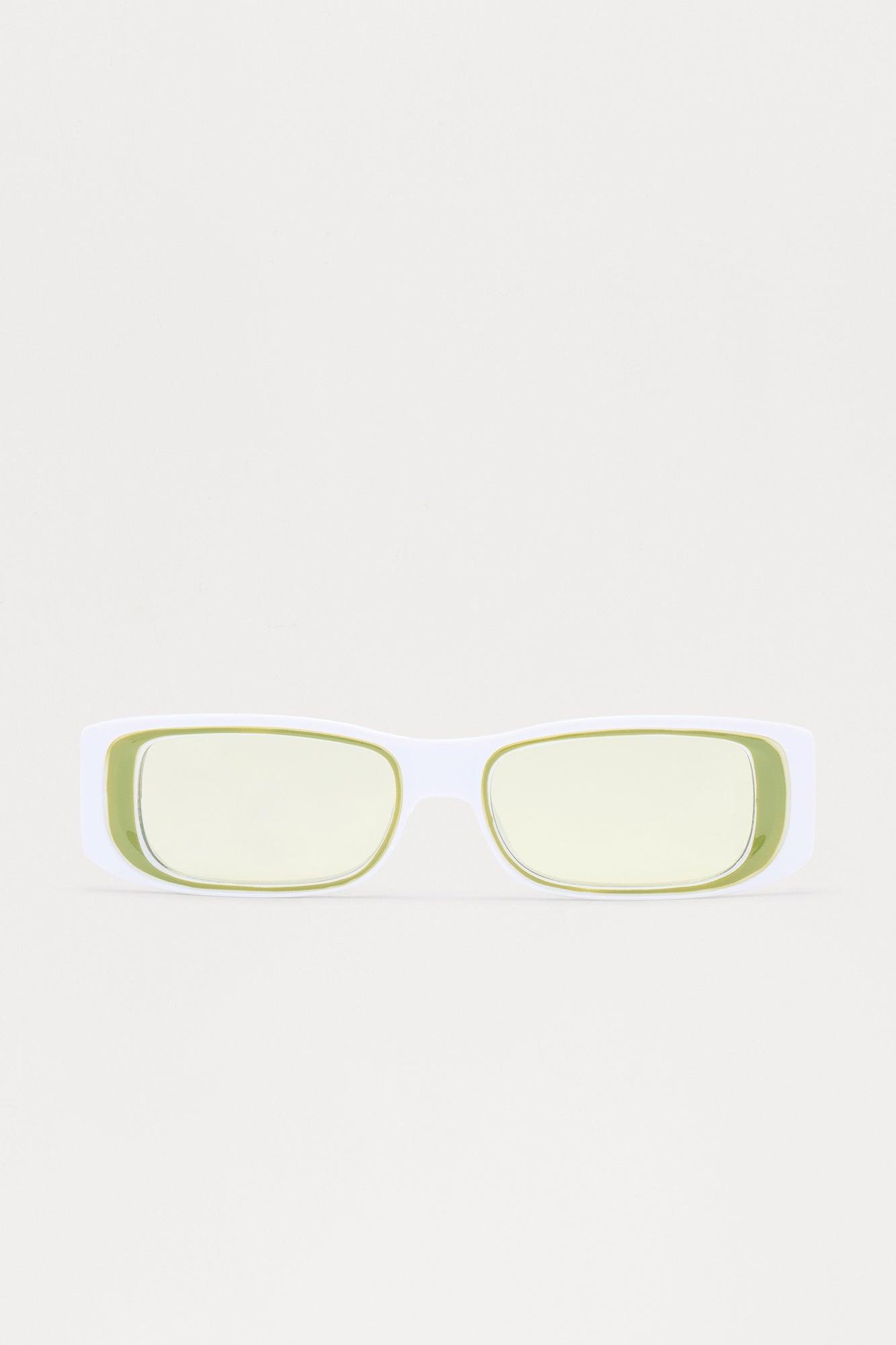 Head In The Clouds Sunglasses - Green/combo Product Image