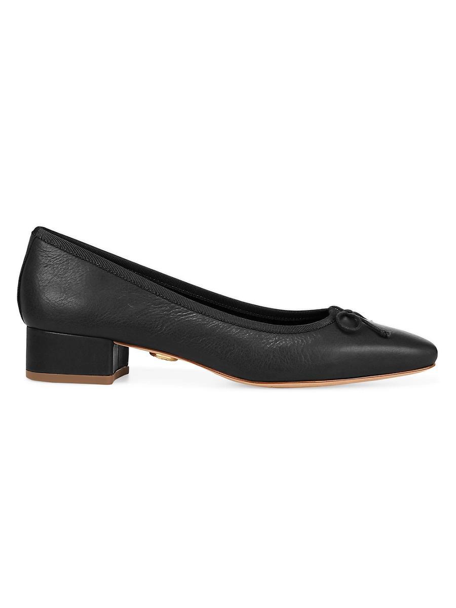 Womens Cecile 30MM Leather Pumps Product Image