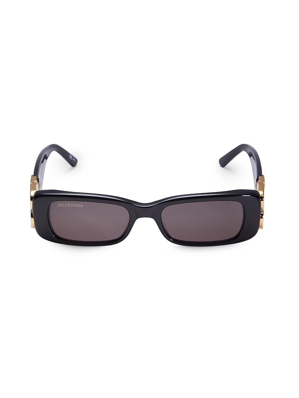 Mens Rimless Rectangle Sunglasses Product Image