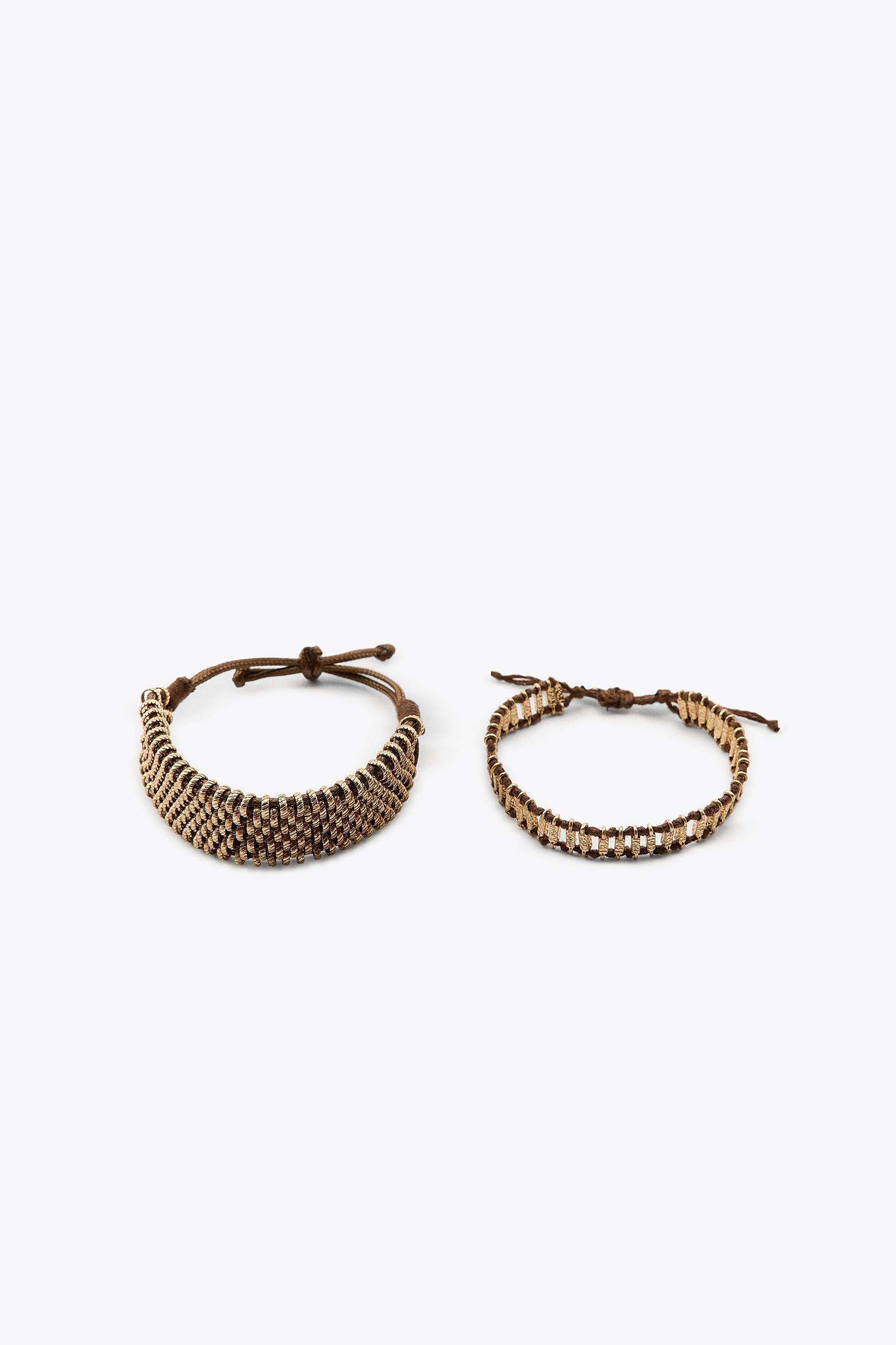 PACK OF METAL KNIT BRACELETS Product Image
