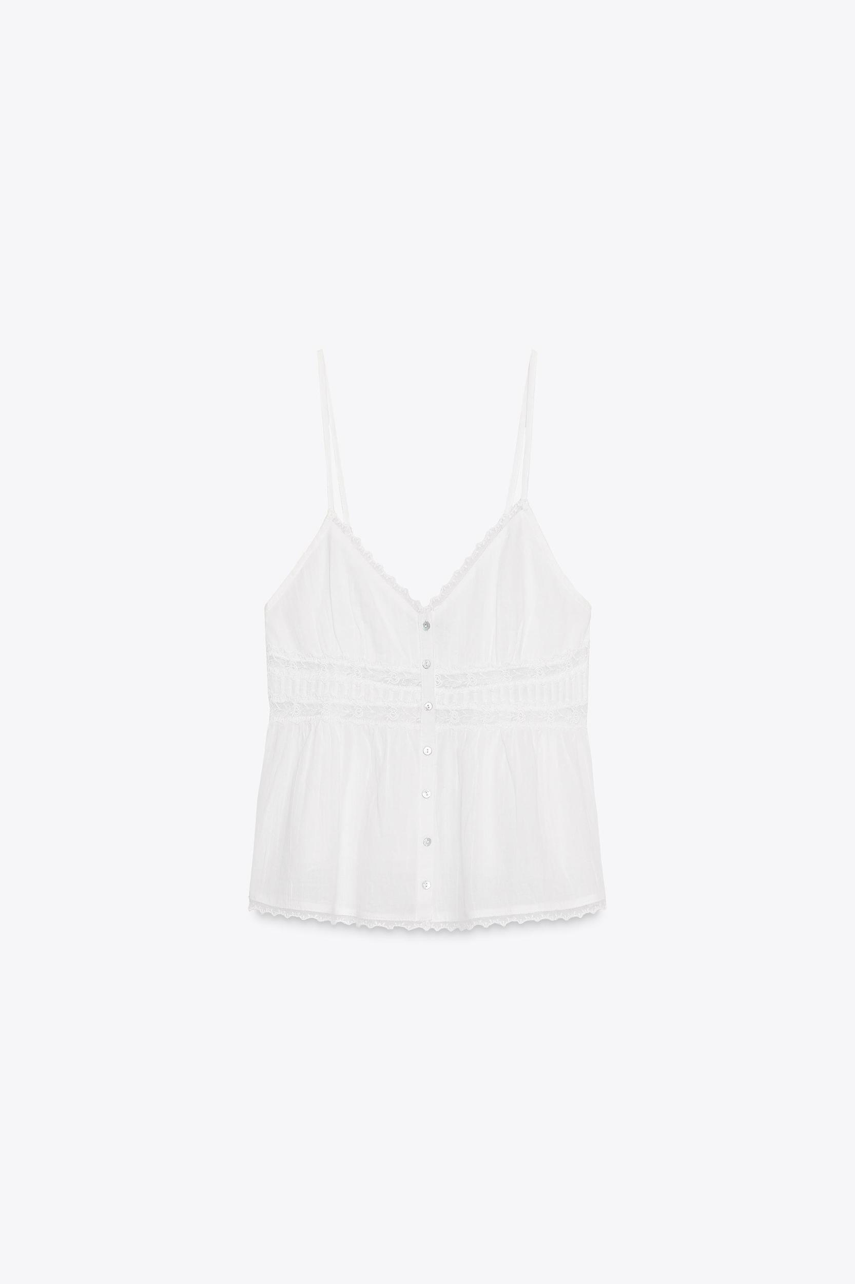 LACE CHIFFON TOP Product Image