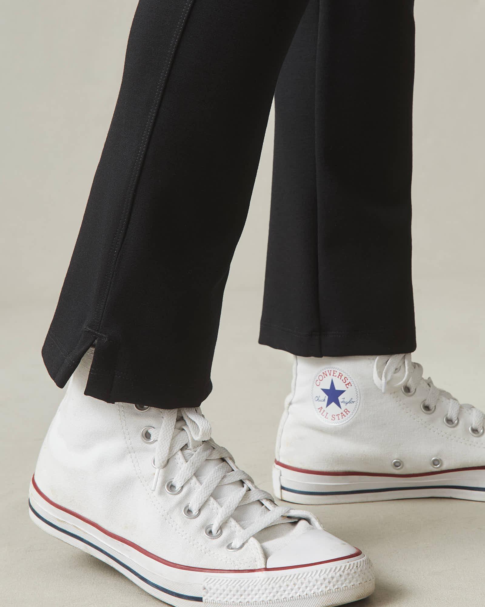Women's Ponte Kick Flare Pant - Super Black Female Product Image