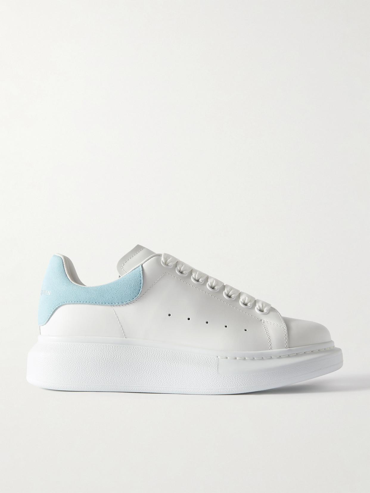 ALEXANDER MCQUEEN Calzature Sneakers Oversize In White,powder Blue Product Image
