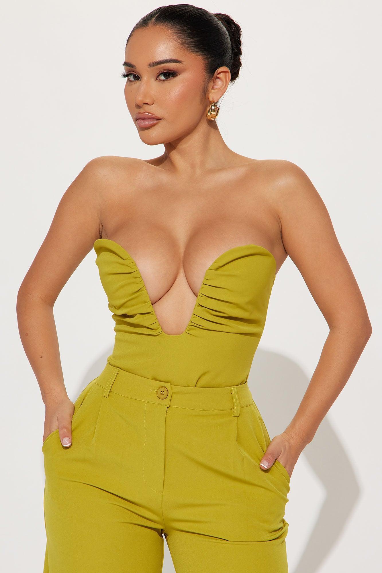 Feel My Vibe Pant Set - Chartreuse Product Image